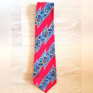 Metropolitan Museum of Art Men's Tie 100% Silk Red Blue